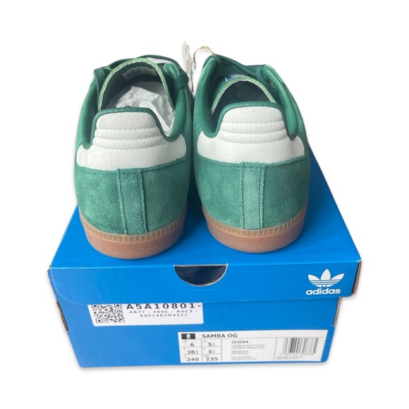 Adidas Samba OG Collegiate Green Gum Grey Toe - (US Men’s Size 6/Women’s Size 7) - Picture 7 of 7